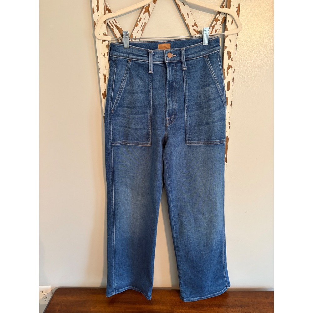 MOTHER The Stitch Up Maven Hover High Rise Jeans Size 28 MSRP $268